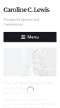 Mobile Screenshot of carolineclewis.com